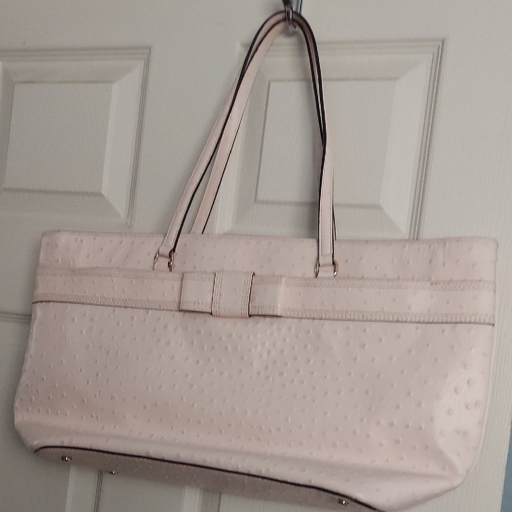 Kate Spade Harmony Valencia Light Pink Ostrich Like Leather